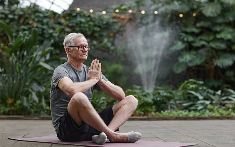 Old Man Meditation Practice