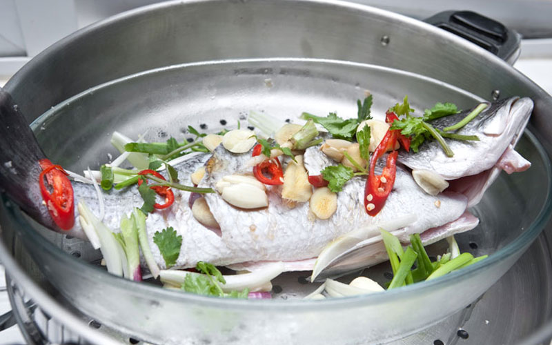 روش دیگر آشپزی سالم: بخارپز کردن ماهی و سبزیجات