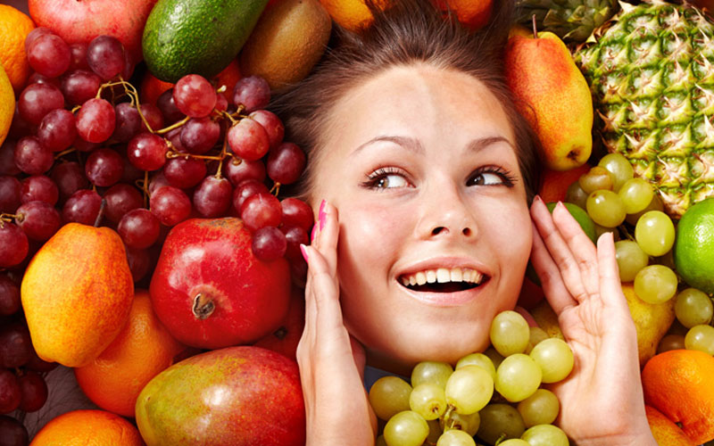 تغذیه سالم نقش حیاتی در داشتن  پوستی شاداب دارد