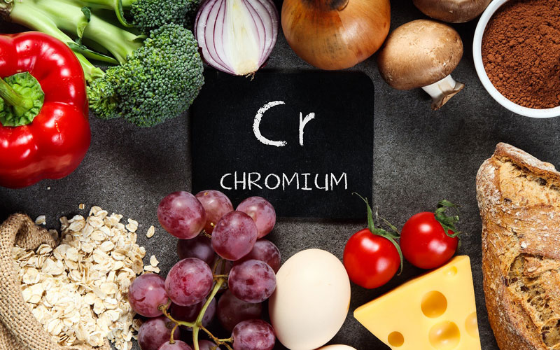 مواد غذایی حاوی مقادیر زیاد کرومیوم