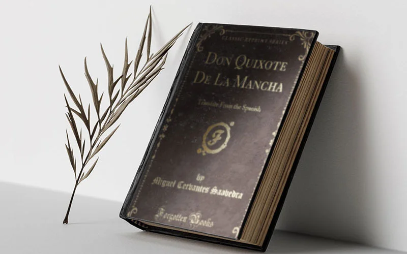 کتاب دُن کیشوت don quijote de la mancha book