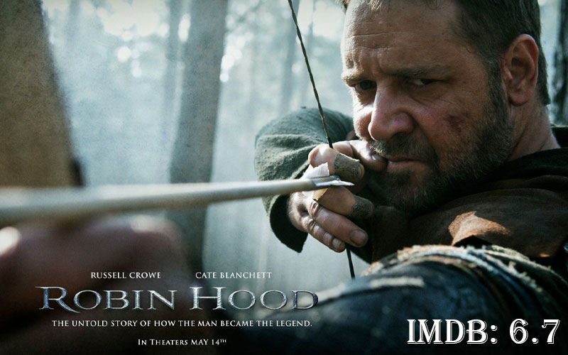 رابین هود (Robin Hood) از بهترین فیلم های راسل کرو