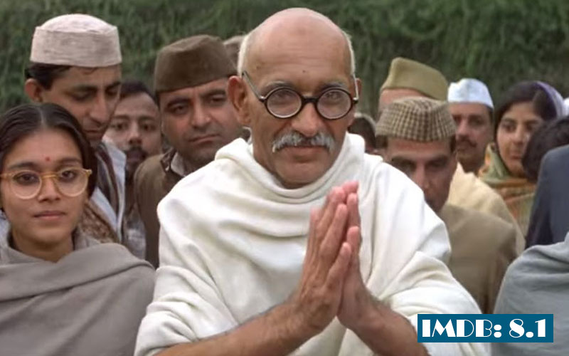 گاندی (Gandhi) از بهترین فیلم های بن کینگزلی